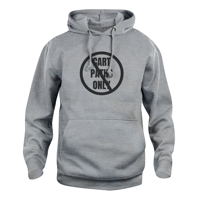 No Cart Paths Only Hoodie