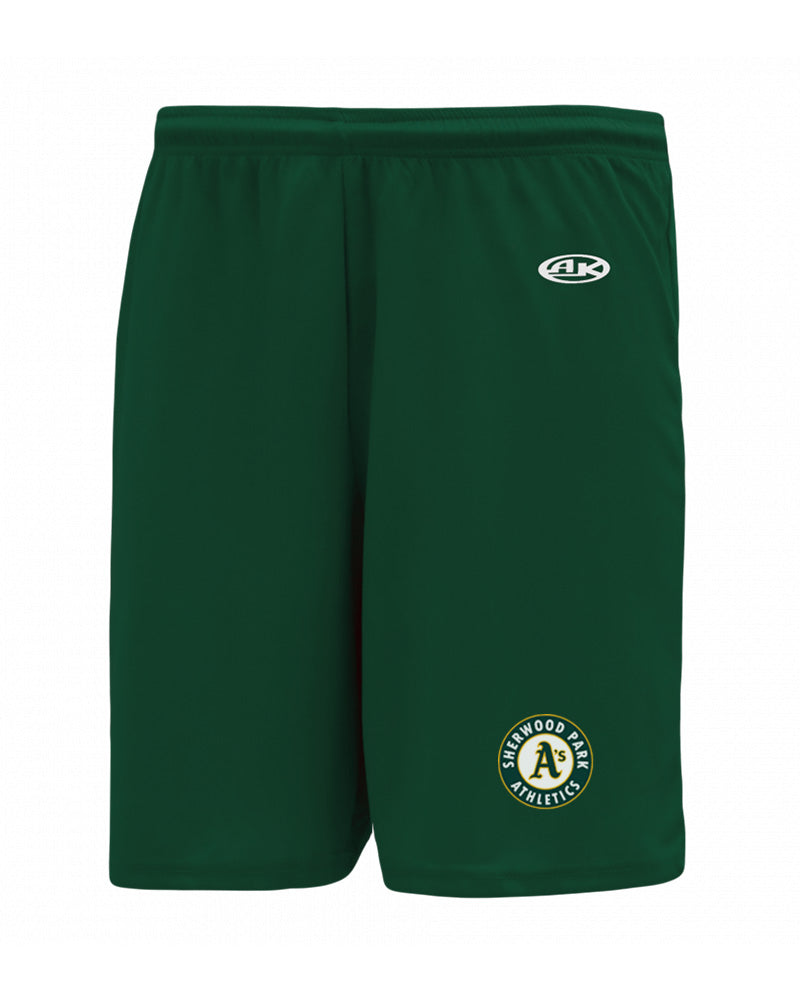A's DryFlex Training Shorts - Green