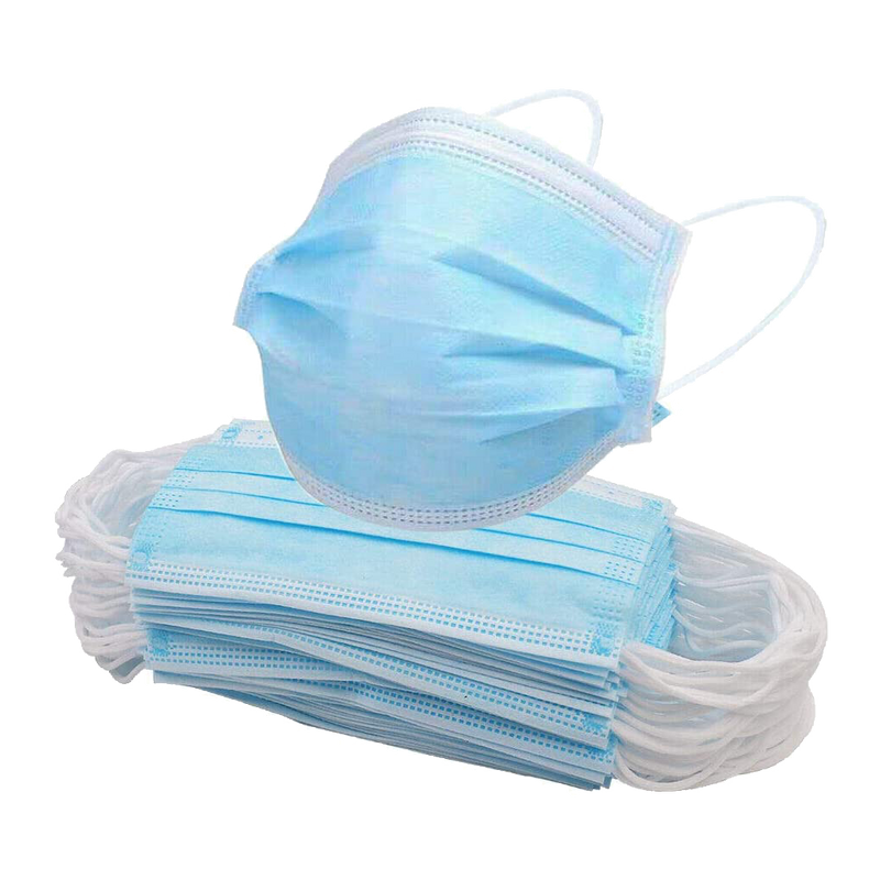 Disposable 3-Ply Facemasks - Box of 50
