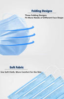 Disposable 3-Ply Facemasks - Box of 50