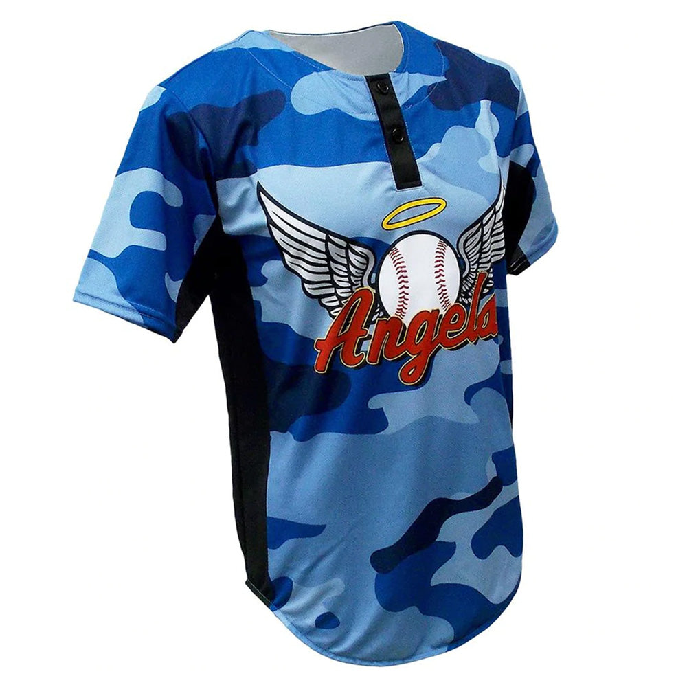 Custom 2-Button Baseball Jersey - Main Image
