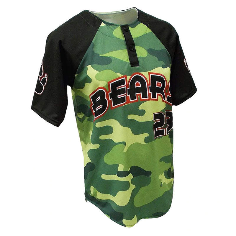 Custom 2-Button Baseball Jersey